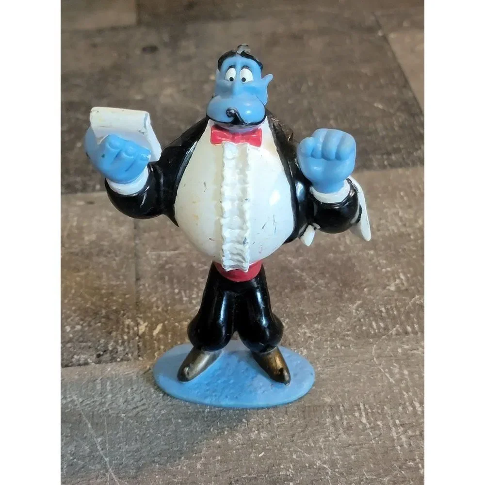 Disney Mattel 1992 Aladdin Genie waiter toy figure‎